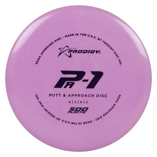 Prodigy Disc Golf 500 PA-1 Putting Disc 3/3/0/2 Pink/Purple 173 grams