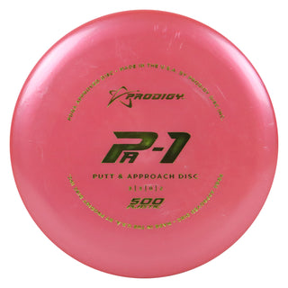 Prodigy Disc Golf 500 PA-1 Putting Disc 3/3/0/2 Peach/Gold 174 grams