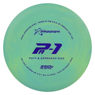 Prodigy Disc Golf 350G PA-1 Putting Disc 3/3/0/2 Green/Blue Prisms 174 grams