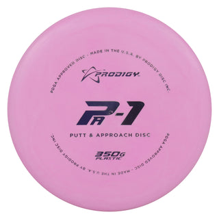 Prodigy Disc Golf 350G PA-1 Putting Disc 3/3/0/2 Pink/Silver 171 grams