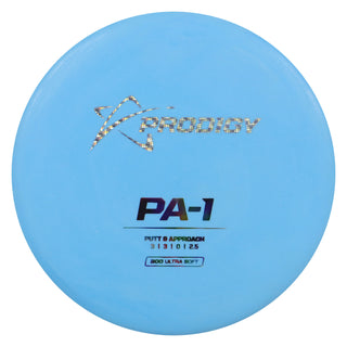 Prodigy Disc Golf 300 Ultra Soft PA-1 Putting Disc 3/3/0/2 Blue/Holo Shimmer/Jellybean 173 grams