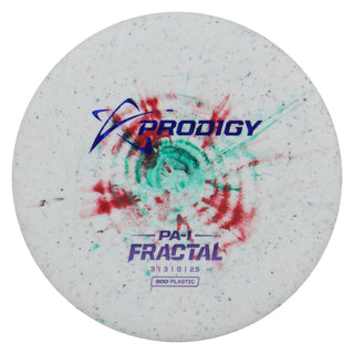 Prodigy Disc Golf 300 Fractal PA-1 Putting Disc 3/3/0/2 White/Navy Shatter/Lavender 172 grams