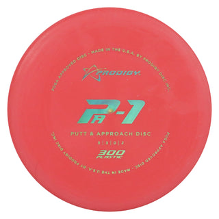 Prodigy Disc Golf 300 PA-1 Putting Disc 3/3/0/2 Red/Gold Holo 171 grams