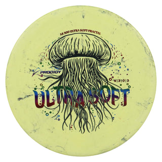 Prodigy Disc Golf 300 Ultra Soft Color Fractal Plastic A5 Twilight Tide Stamp Putter 4/3/0/2 Yellow/Rainbow 175 grams