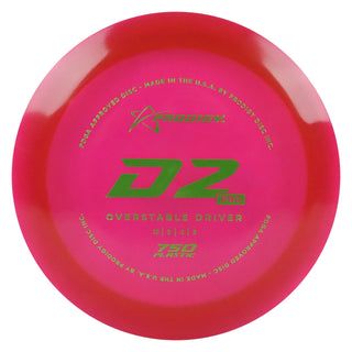 Prodigy Disc Golf 750 D2 Pro Distance Driver 12/5/-1/3 Pink/Olive 171 grams