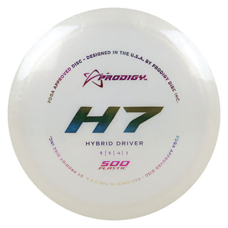 Prodigy Disc Golf 500 H7 Hybrid Driver 9/5/-4/1 Pearl/Rainbow 174 grams
