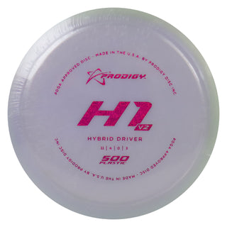 Prodigy Disc Golf 500 H1 V2 Hybrid Driver 11/4/0/3 Grey/Magenta Shimmer 172 grams