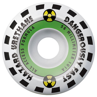 Hazard Wheels 56mm Emergency All Access Conical 101A White/Green