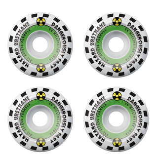Hazard Wheels 56mm Emergency All Access Conical 101A White/Green