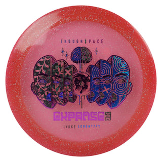 Thought Space Disc Golf Lykke Lorentzen Signature Vex Expanse Distance Driver 11/5/-1/2 Blush/Black Prisms/Blue Scales 174 grams