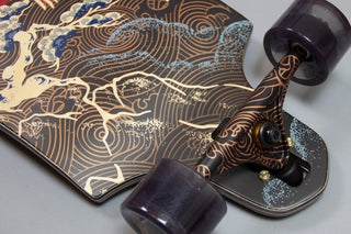 Dusters Longboard Complete Nippon Drop Trough/Drop Down 9.75" x 38"