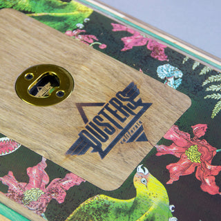 Dusters Longboard Complete Predator Drop Through Green 34"