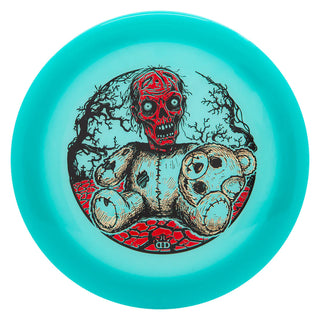 Dynamic Disc Golf Lucid Moonshine Heist Bearly Alive Distance Driver 12/5/-1.5/2 Blue 175 grams