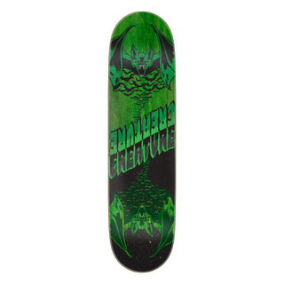 Creature Premium Skateboard with Indy Trucks, Triclops Wheels 8.2" Fiend Twin Bat