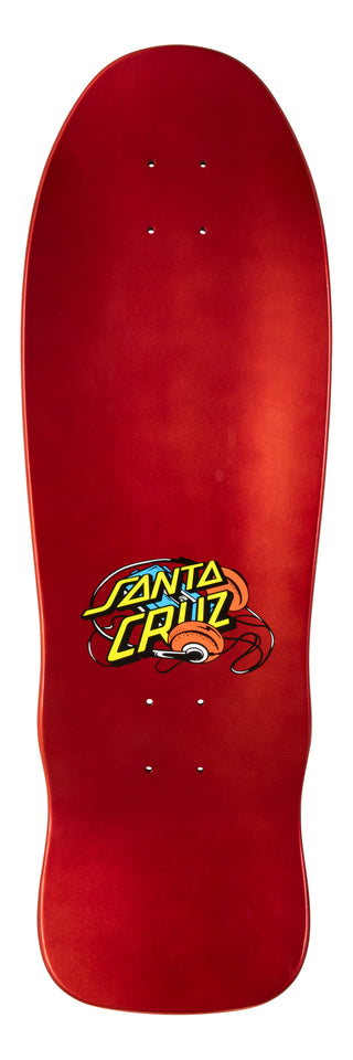 Santa Cruz x Stranger Things Skateboard Deck Grabke Max Melting Clock 9.7" x 29.4"