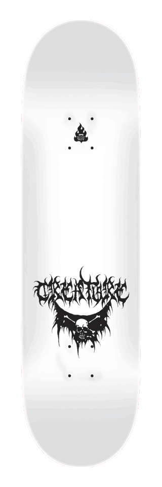 Creature Skateboard Deck Raffin BLKMTL 8.53" x 32.19"