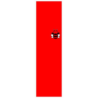 Grizzly Skateboard Griptape Lady Bug Red 9" x 33" Sheet