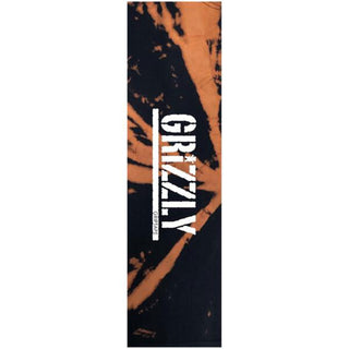Grizzly Skateboard Griptape Tie Dye Bleached 9" x 33" Sheet