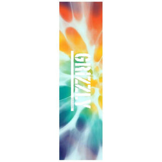 Grizzly Skateboard Griptape Tie Dye Ovals 9" x 33" Sheet