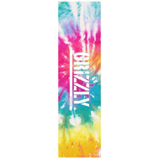 Grizzly Skateboard Griptape Tie Dye Pastels 9" x 33" Sheet