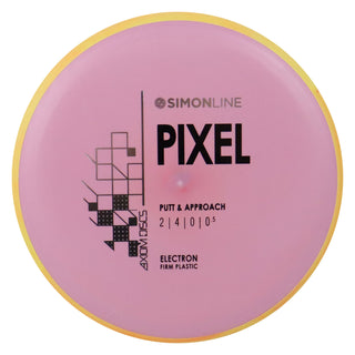 Axiom Disc Golf Simon Line Electron Firm Lizotte Pixel Putter 2/4/0/0.5 Blush/Orange 172 grams
