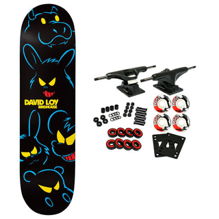 Birdhouse Skateboard Complete David Loy Bad Animals 8.5" x 31.88"