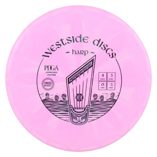 Westside Discs Disc Golf Origio Burst Harp Midrange 4/3/0/3 Pink/Blue 176 grams
