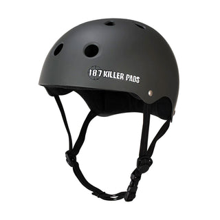 187 Skateboard Helmet Pro Skate w/ Sweatsaver Liner Charcoal Size M