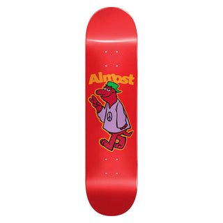 Almost Deck Peace Out Red 8.125" x 31.7"