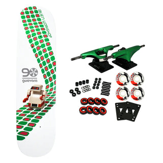 Alien Workshop Skateboard Complete Guevara Artificial Intelligence Twin White 8.25" x 32.25"