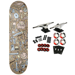 Foundation Skateboard Complete Jesse Lindloff More Stuff 8.38" x 31.75"