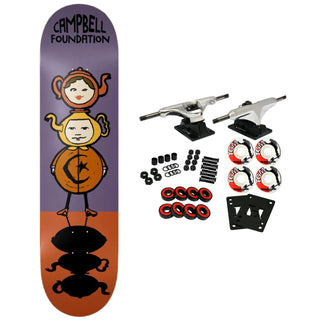 Foundation Skateboard Complete Aidan Campbell Teapot Totem 8.25" x 32"