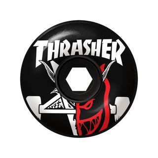 Spitfire Skateboard Wheels 56mm 80HD Thrasher Burn Classic Full Black