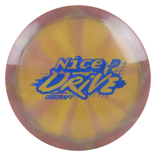 Discraft Disc Golf Paige Pierce 'Nice Drive' Z Swirl Drive 11/5/-1/2 Purple/Blue 173-174g