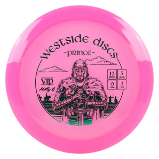 Westside Discs Disc Golf VIP Prince Distance Driver 13/5/0/3 Pink/Green 169 grams