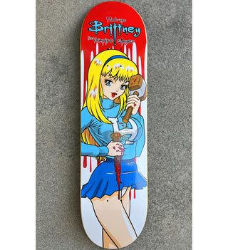 Hook Ups Skateboard Deck Brittney 8.25" x 32.5"