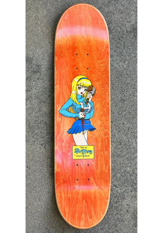 Hook Ups Skateboard Deck Brittney 8.25" x 32.5"