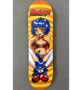 Hook Ups Skateboard Deck Miss Kitty 8.5" x 32.25"