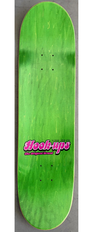 Hook Ups Skateboard Deck Miss Kitty 8.5" x 32.25"