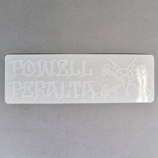 Powell Peralta Vato Rat Clear Skateboard Sticker 2 Pack - Includes Black and White Stickers