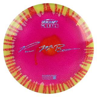 Discraft Disc Golf Paul McBeth Z Line Fly Dye Anax Distance Driver 10/6/0/3 Purple Splat/Blue Shatter 173-174g