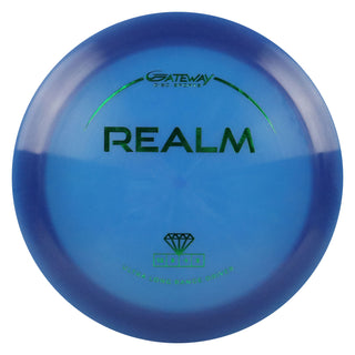 Gateway Disc Golf Diamond Realm Distance Driver 12/5/-1/3 Blue/Green 170 grams
