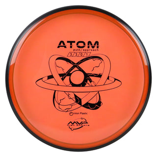 MVP Disc Golf Proton Atom Putter 3/3/0/1 Orange 173 grams
