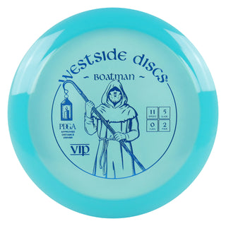 Westside Disc Golf VIP Boatman Distance Driver 11/5/0/2 Blue/Blue 173 grams