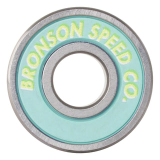 Bronson Speed Co Skateboard Bearings Samarria Brevard Pro G3 Teal/Yellow