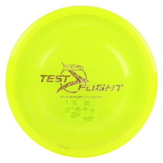 Discraft Disc Golf Z Line Zone Banger GT Concept Test Flight Putter Yellow/Gold Shimmer 173-174g