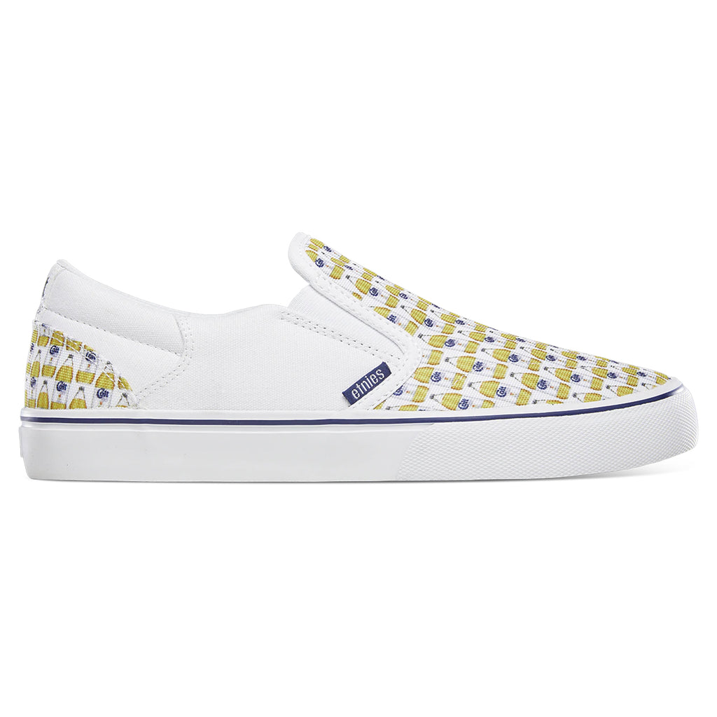 Etnies Shoes Marana Slip X Colt 45 White/Print – TGM Skateboards display picture 1
