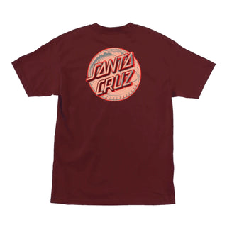 Santa Cruz Shirt Decoder Dot Burgundy