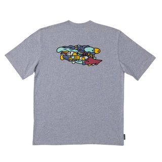 Santa Cruz Shirt Meek Slasher Fusion Heather Grey
