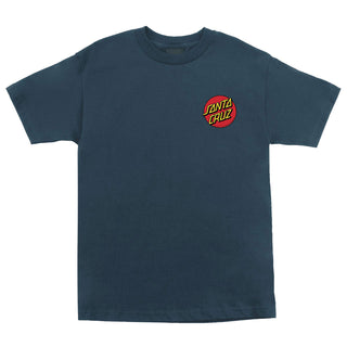 Santa Cruz Skateboards Shirt Meek Slasher Harbor Blue